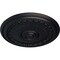 Ekena Millwork Brunswick Ceiling Medallion (Fits Canopies up to 4 1/2"), Hand-Painted Steel Gray, 27"OD x 2 1/2"P CM27BRSGS - alternate 3